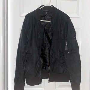 Black Bomber Jacket